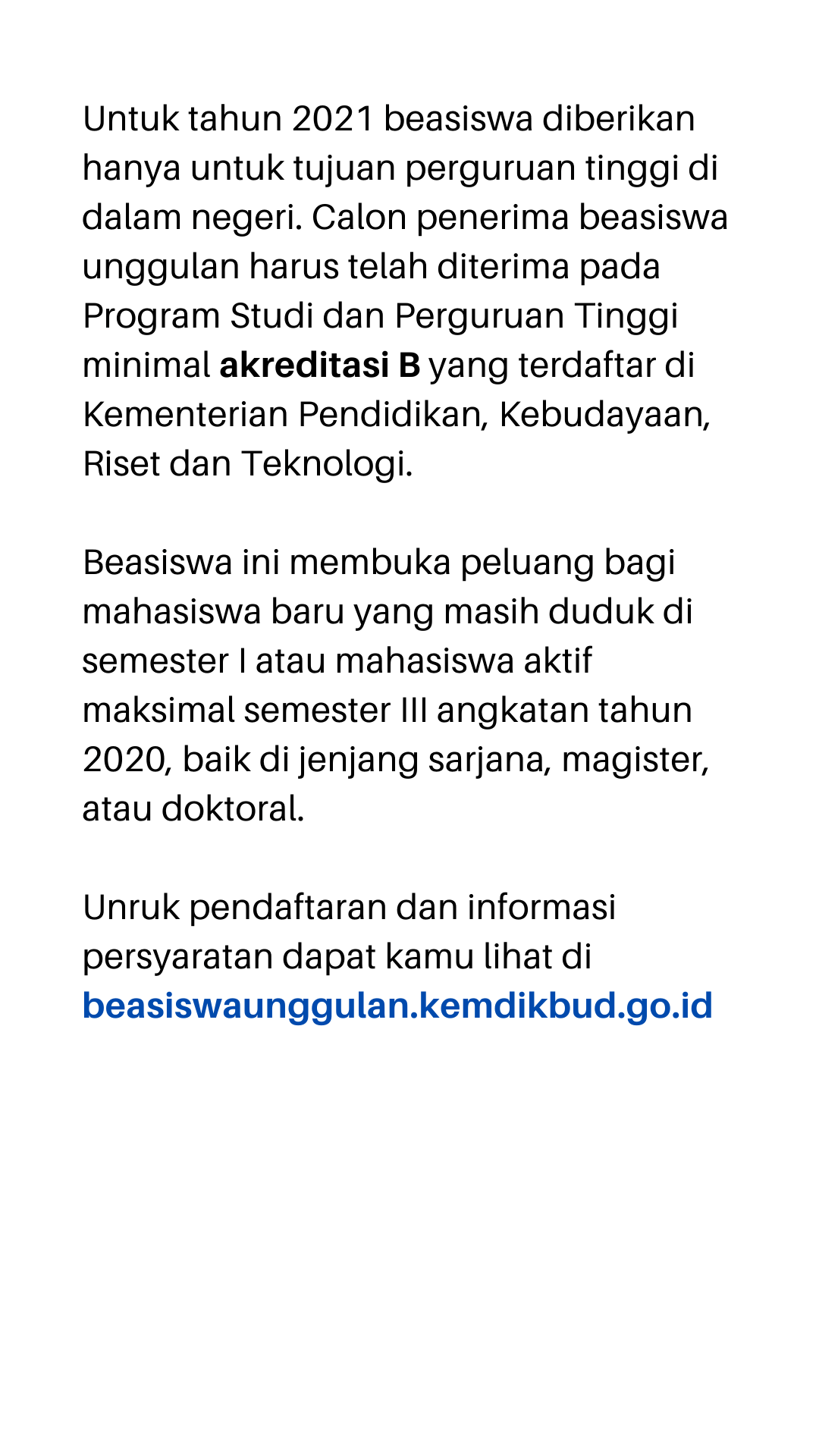 panduan kuliah gratis